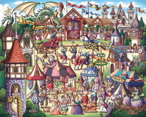 Renaissance Fair Celebration By Boardwalk Puzzle Company