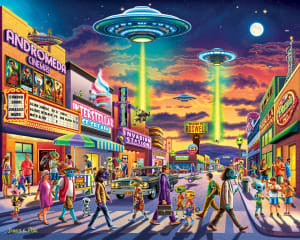 Roswell Travel By Boardwalk Puzzle Company