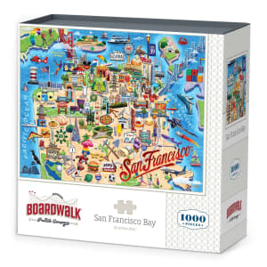 San Francisco Bay Landmarks & Monuments By Boardwalk Puzzle Company