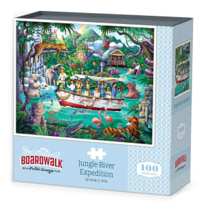 Jungle River Expedition Jungle Animals By Boardwalk Puzzle Company