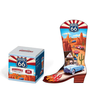 Boot 66 - Wood Puzzle Western By Boardwalk Puzzle Company