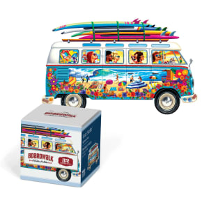 Goin' Surfin' - Wood Puzzle Camping By Boardwalk Puzzle Company