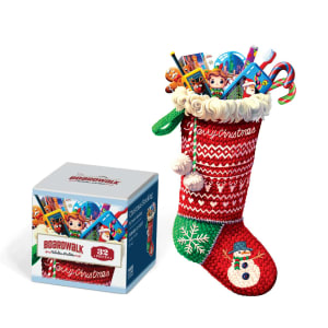 Christmas Stocking - Wood Puzzle Christmas By Boardwalk Puzzle Company
