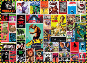 Famous Monster Movies Collage By Re-marks
