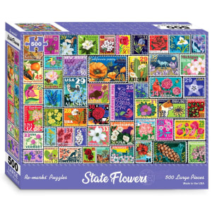 State Flowers Collage By Re-marks