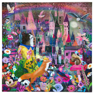 Cat and the Castle Collage By eeBoo