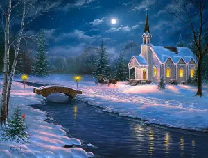 Peaceful Evening Christmas By SunsOut