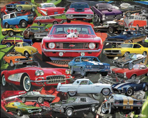 Boomers' Favorite Cars Nostalgic & Retro By Hart Puzzles