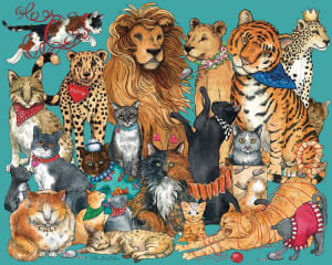 Cats, Cats, Cats Big Cats By Hart Puzzles