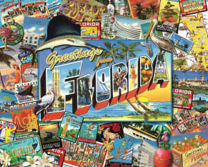 Greetings from Florida  Collage By Hart Puzzles