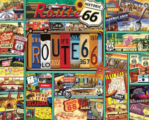Route 66  Collage By Hart Puzzles