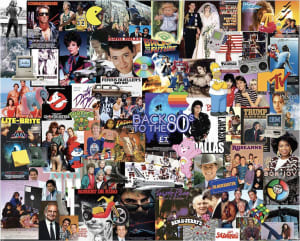 Back to the 80's Collage By Hart Puzzles