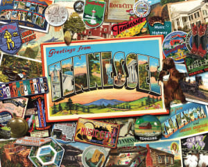 Tennessee   Collage By Hart Puzzles