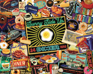 Boomers' Favorite Diners Nostalgic & Retro By Hart Puzzles