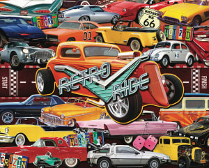 Boomers' Favorite Rides Collage By Hart Puzzles