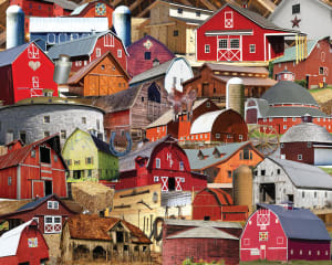 Barns, Barns, Barns Americana By Hart Puzzles