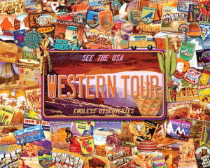 Western Tour Collage By Hart Puzzles