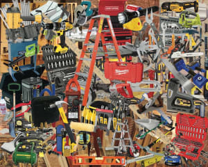 Tools, Tools, Tools Collage By Hart Puzzles
