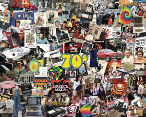 Stayin Alive in the 70's Collage By Hart Puzzles