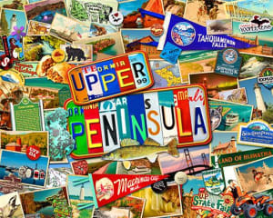 Upper Peninsula Collage By Hart Puzzles