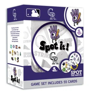 Colorado Rockies MLB Spot It! Game By MasterPieces