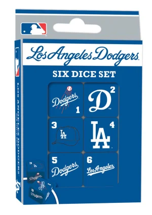 Los Angeles Dodgers MLB Dice Set By MasterPieces