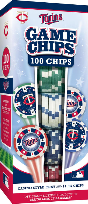 Minnesota Twins MLB Poker Chips 100pc By MasterPieces