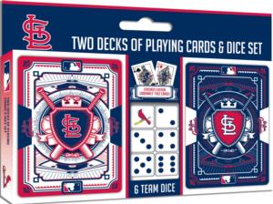 St. Louis Cardinals 2-pack Playing Cards & Dice Set By MasterPieces