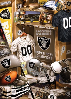 Las Vegas Raiders NFL Locker Room Sports By MasterPieces