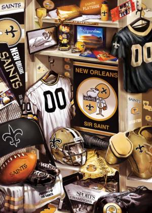 New Orleans Saints NFL Locker Room Sports Jigsaw Puzzle By MasterPieces