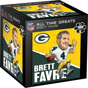 Green Bay Packers NFL All-Time Greats - Brett Favre Sports By MasterPieces