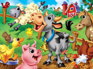 Farm Animals Children's Cartoon By MasterPieces