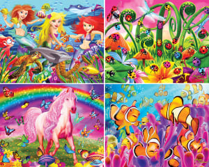 Glow In The Dark Cartoon Multipack Mermaid By MasterPieces