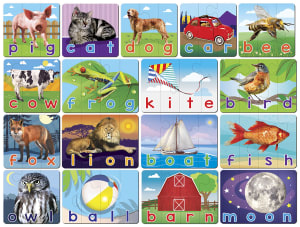 Spelling Matching Puzzle Educational By MasterPieces