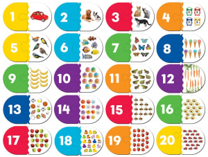 Numbers Matching Educational By MasterPieces