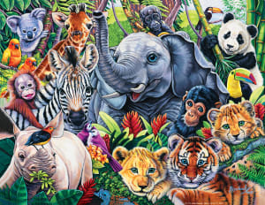 Safari Friends Jungle Animals By MasterPieces