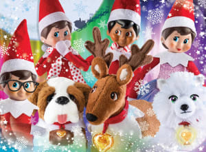 Elf on the Shelf - Friends Fur-ever Christmas By MasterPieces