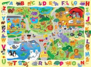 Alphabet at the Zoo Children's Cartoon By MasterPieces