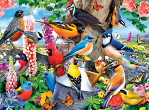 Audubon - Spring Gathering Birds By MasterPieces