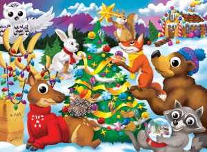 Googly Eyes - Around the Christmas Tree Christmas By MasterPieces