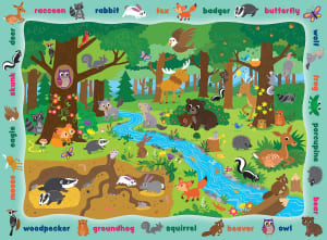 Hide & Seek - Animals in the Forest Educational By MasterPieces