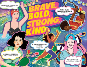 Rebel Girls Champions Cartoon By MasterPieces