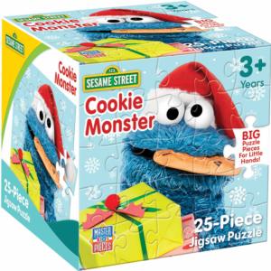 Sesame Street - Christmas - Cookie Monster  Movies & TV Children's Puzzles By MasterPieces