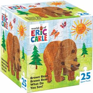 World of Eric Carle - Brown Bear  Books & Reading Children's Puzzles By MasterPieces