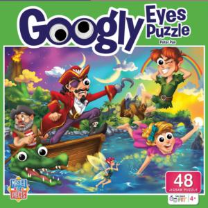 Googly Eyes - Peter Pan  Pirate Children's Puzzles By MasterPieces