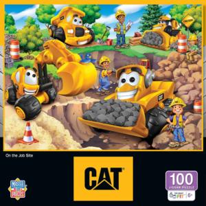 Caterpillar - On the Job Site  Construction Children's Puzzles By MasterPieces