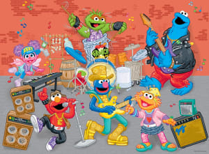 Sesame Street - Rock Stars 48 Piece Puzzle Nostalgic & Retro By MasterPieces
