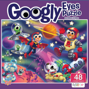 Googly Eyes - Astronauts in Outer Space 48 Piece Puzzle Space By MasterPieces
