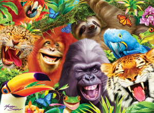 Selfies - Jungle Friends Jungle Animals By MasterPieces