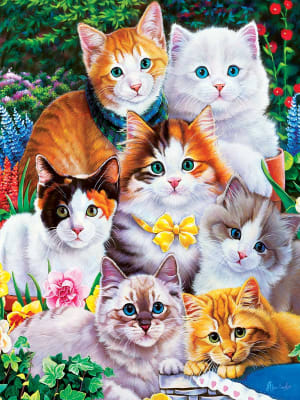 Puuurfectly Adorable Cats By MasterPieces